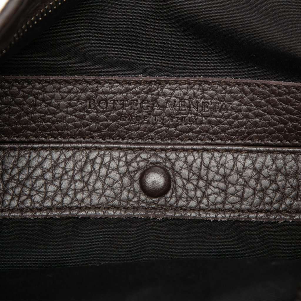 Bottega Veneta Intrecciato Canvas and Leather Hobo Blue Very good condition - Box View