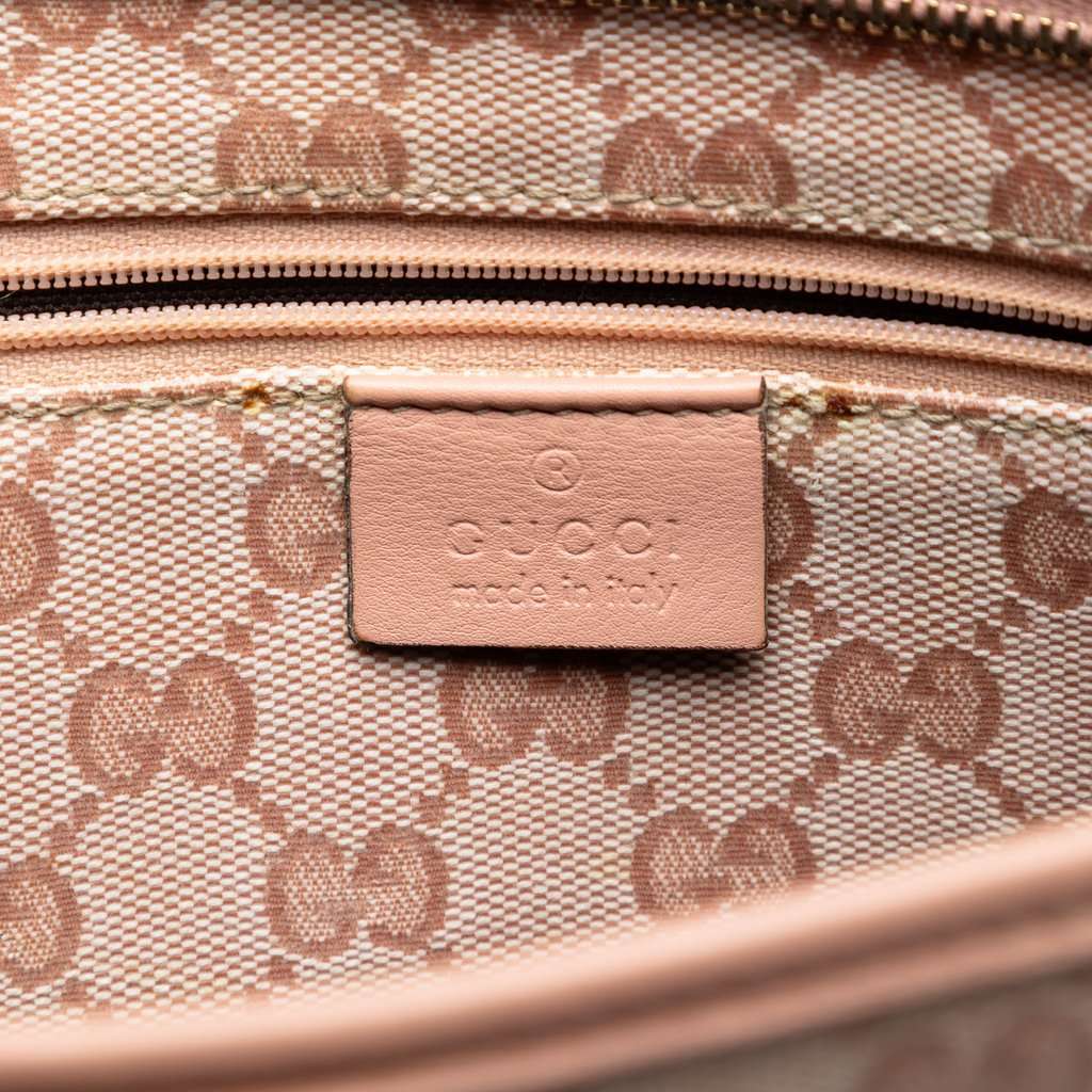 Gucci GG Crystal Abbey D Ring Crossbody Pink Very good condition - Box View