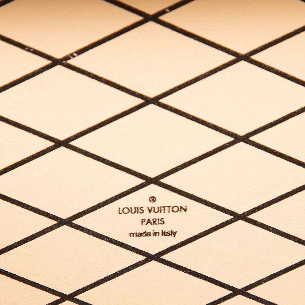 Louis Vuitton Epi Petite Malle Silver Leather Very good - Box View