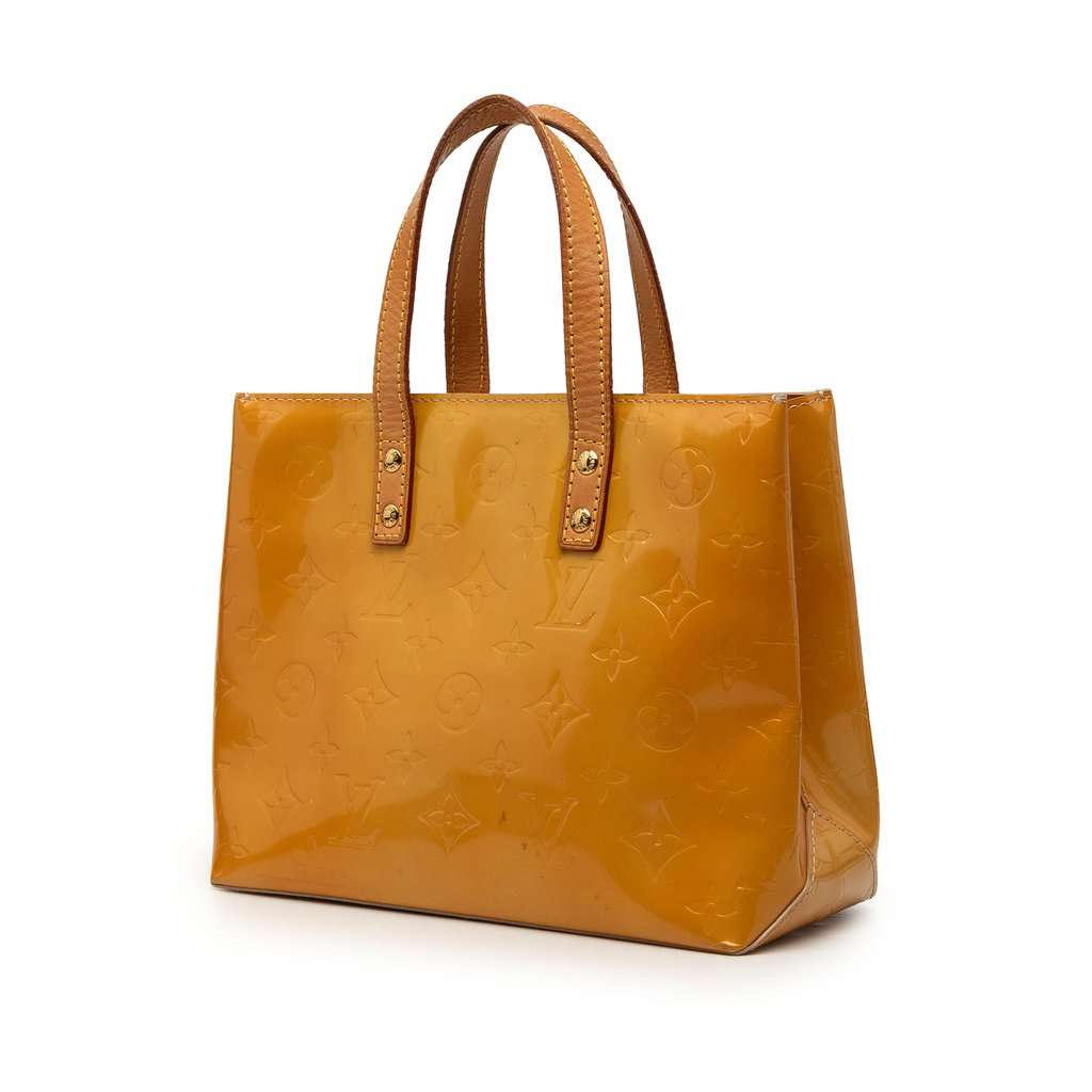 Louis Vuitton Monogram Vernis Reade PM Beige Leather Good - Back View