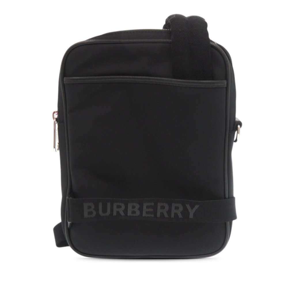 Burberry Nylon Logo Kieran Crossbody Black Very good condition - Back View