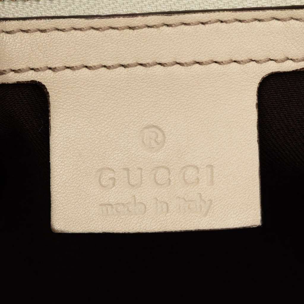 Gucci Calfskin Dialux Britt Tote Brown Leather Very good condition - Box View