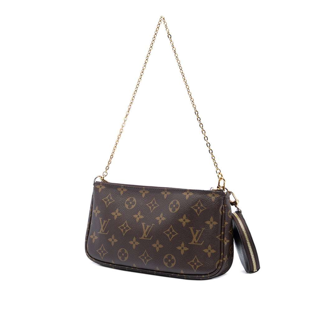 Louis Vuitton Monogram Multi Pochette Accessoires Brown Very good - Back View