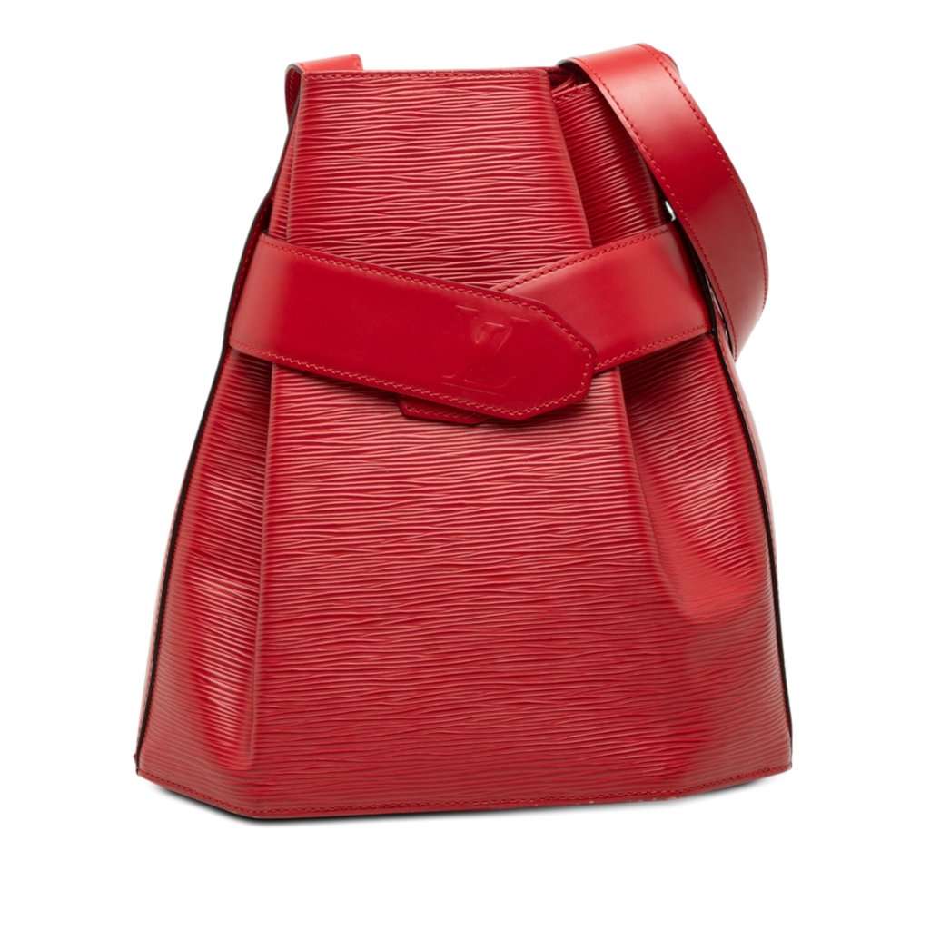 Louis Vuitton Epi Sac D Epaule PM Red Leather Very good - Front View