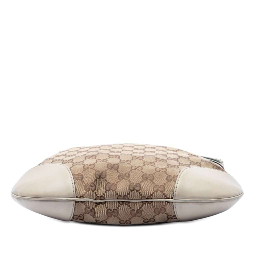 Gucci GG Canvas Web Mayfair Crossbody Beige Very good condition - Inside View