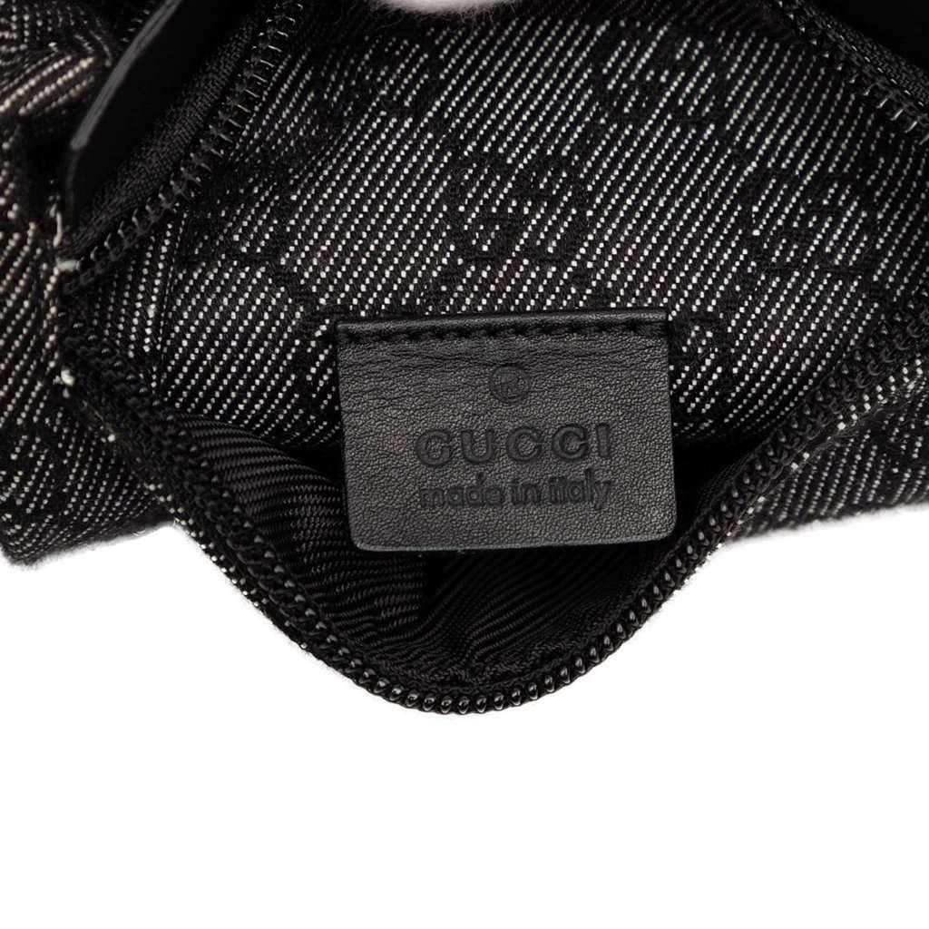 Gucci GG Denim Double Pocket Belt Bag MultiColor Very good - Box View