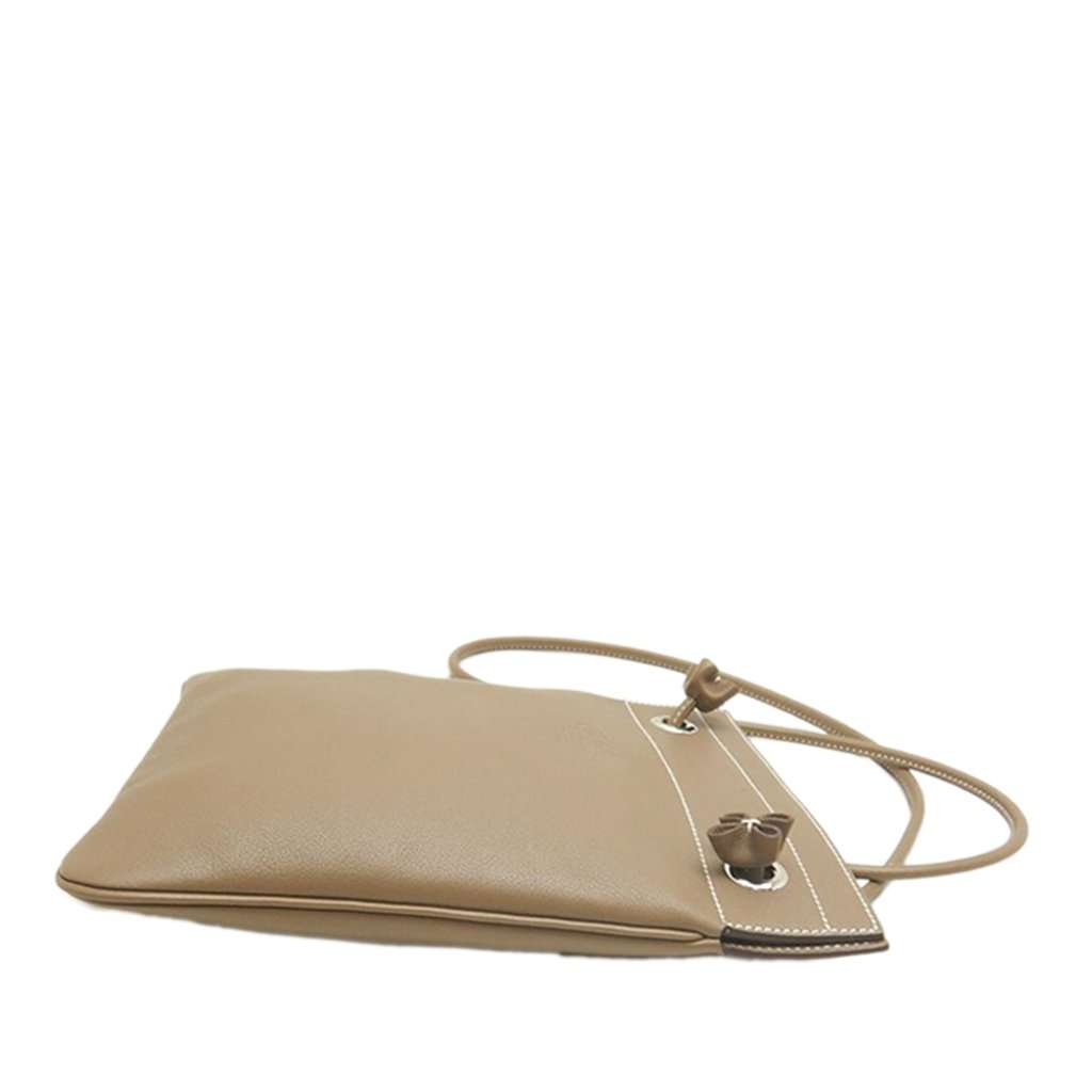 Hermès Mini Swift Aline Bag Brown Leather Very good condition - Back View