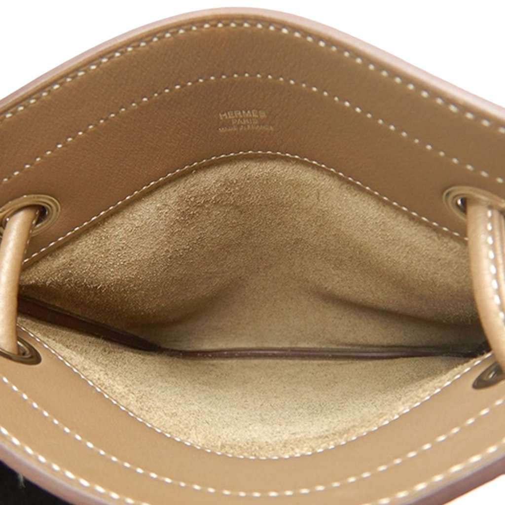Hermès Mini Swift Aline Bag Brown Leather Very good condition - Box View