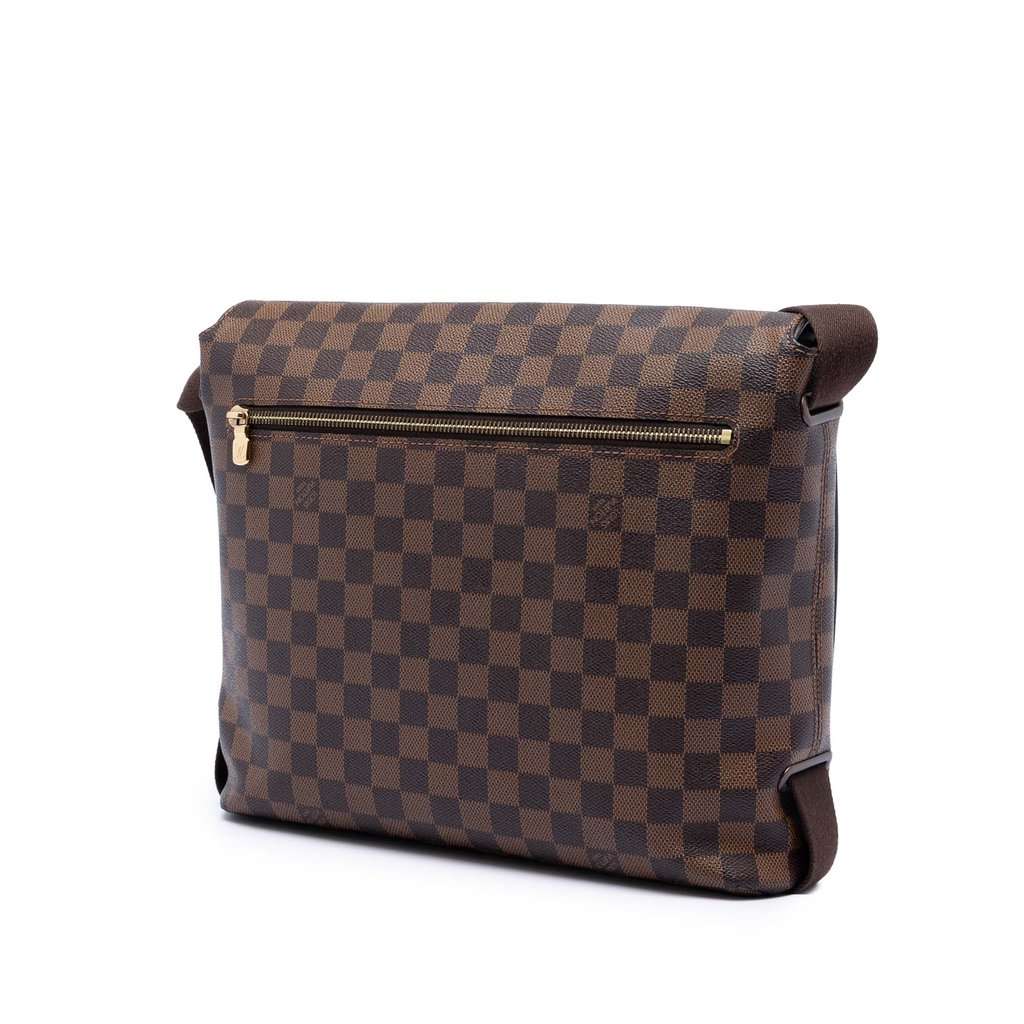 Louis Vuitton Damier Ebene Brooklyn MM Brown Very good condition - Back View