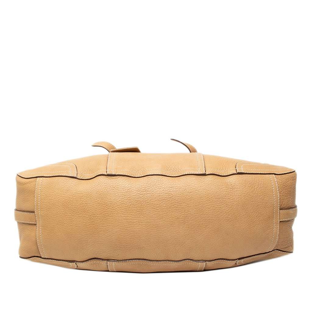 Prada Cervo Antik Shopping Satchel Beige Leather Very good condition - Inside View