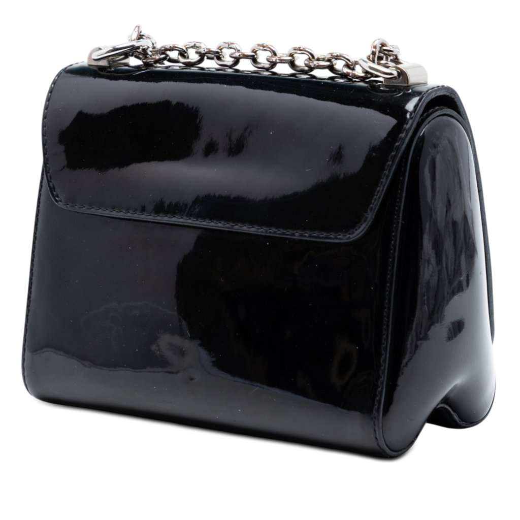 Louis Vuitton Vernis Monogram Twist PM Black Leather Very good condition - Back View