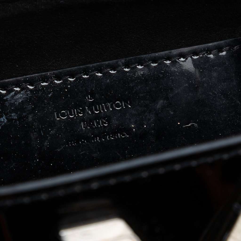 Louis Vuitton Vernis Monogram Twist PM Black Leather Very good condition - Box View