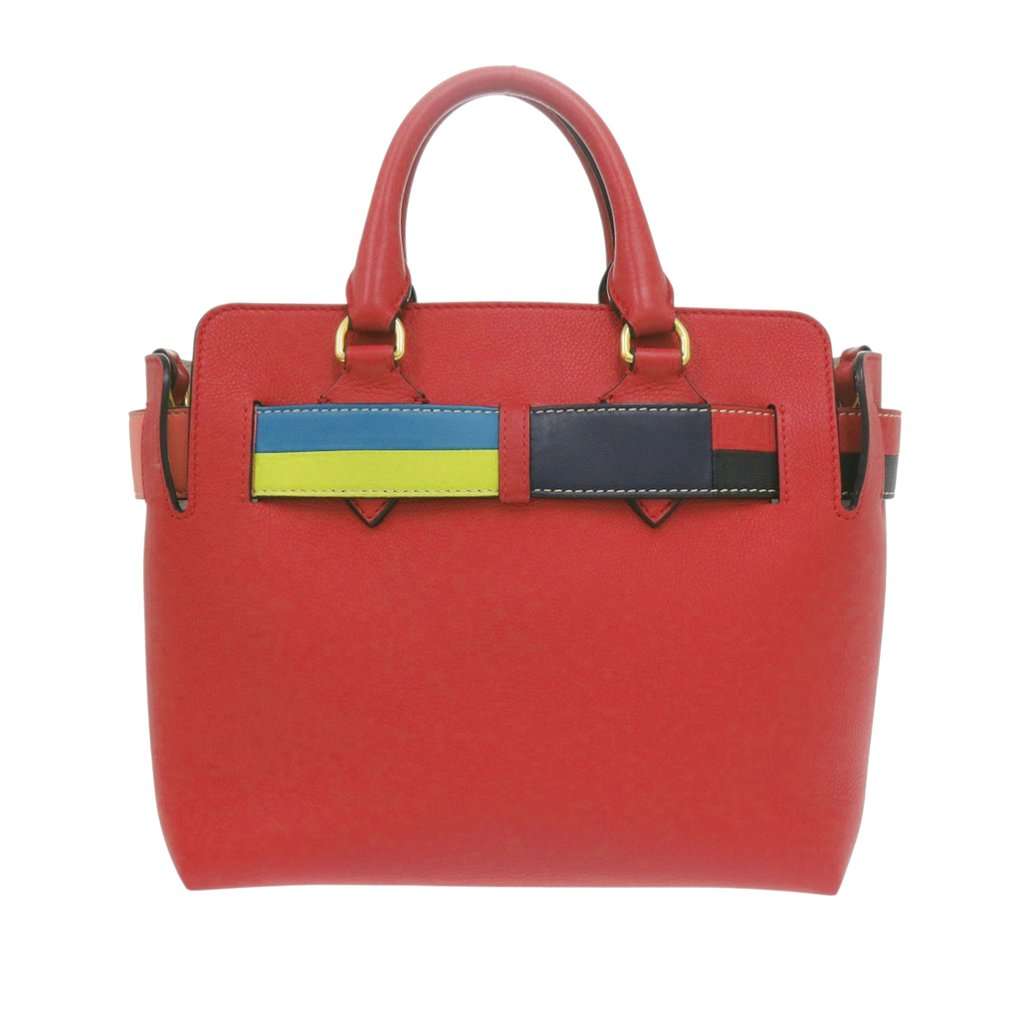 Burberry Small Leather Marais Multicolor Belt Bag Red Leather Very good condition - Back View