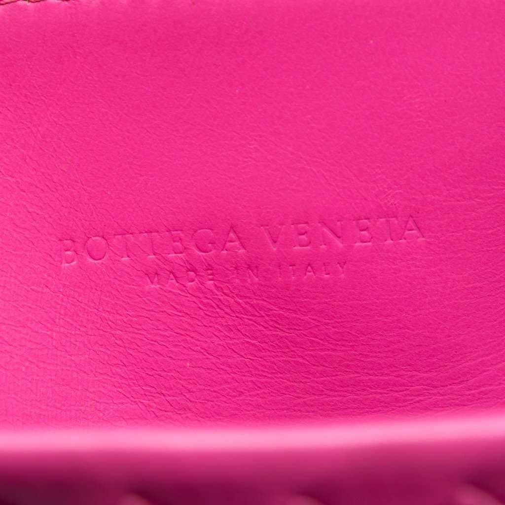 Bottega Veneta Medium Nappa Intrecciato Roma Tote Pink Leather Very good - Box View
