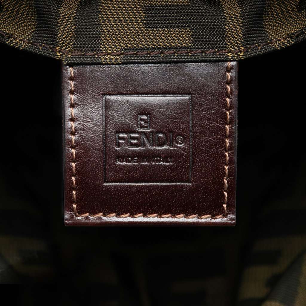 Fendi Zucca Canvas Roma 1925 Travel Bag Brown Very good - Box View