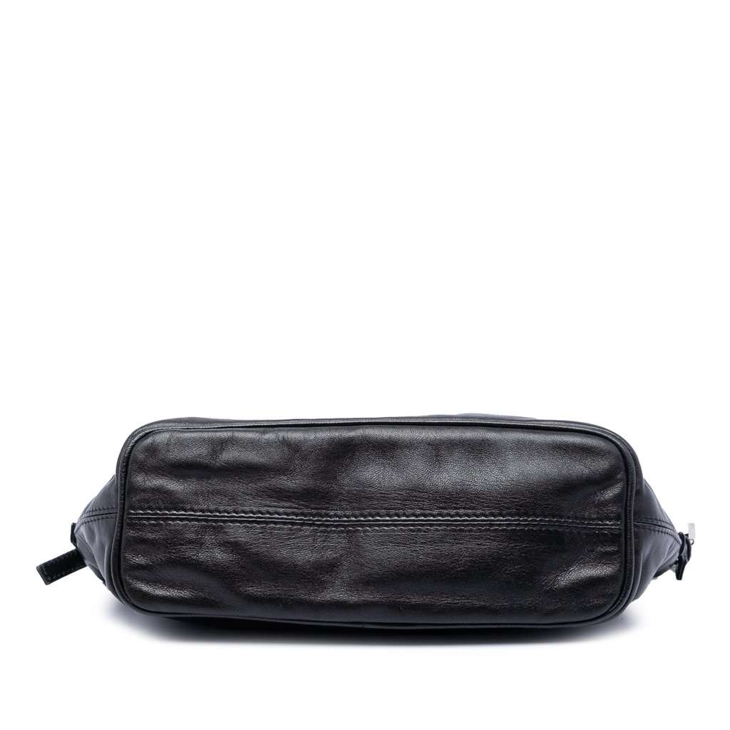 Fendi Leather FF Baguette Shoulder Bag Black Leather Very good condition - Inside View