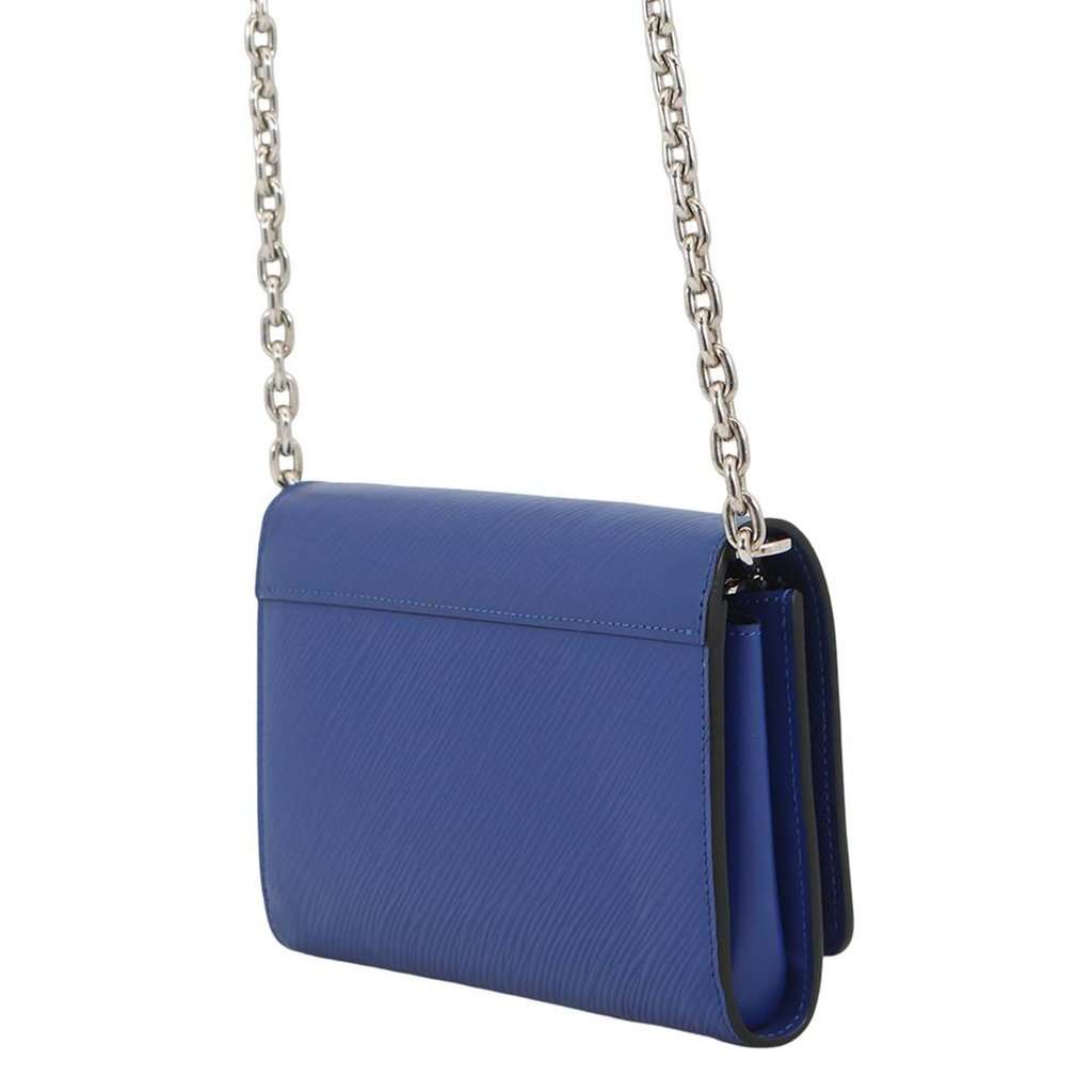 Louis Vuitton Epi Flamingo Twist Wallet On Chain Blue Leather Very good - Back View