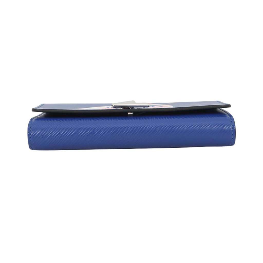 Louis Vuitton Epi Flamingo Twist Wallet On Chain Blue Leather Very good - Inside View