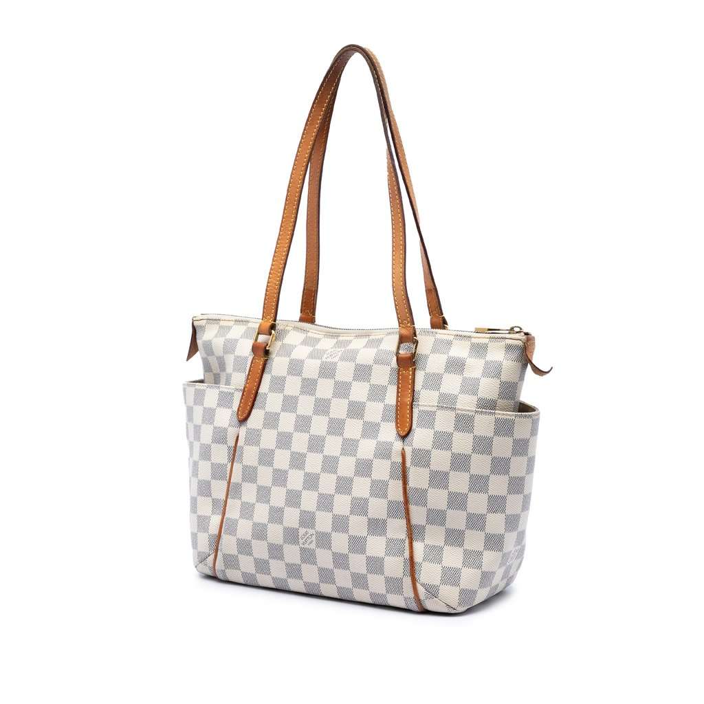 Louis Vuitton Damier Azur Totally PM White Very good condition - Back View