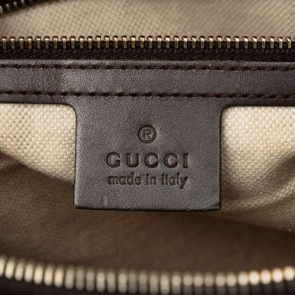 Gucci Medium GG Canvas Web Joy Boston Bag Beige Very good - Box View