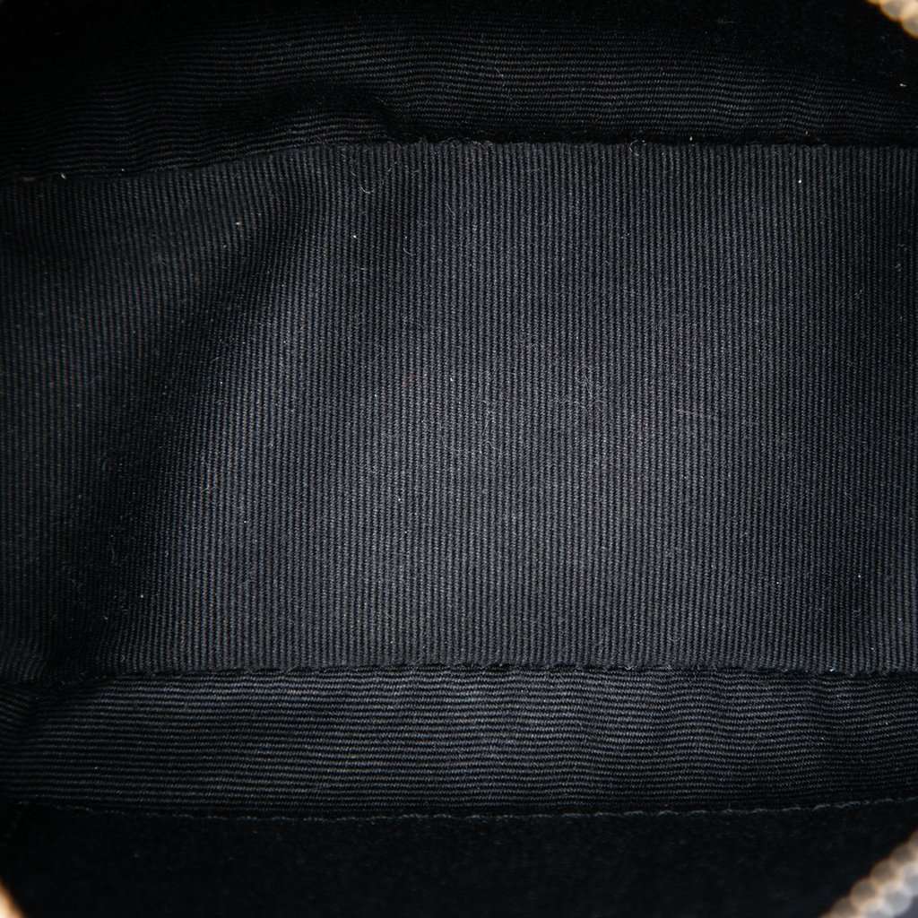 Saint Laurent Mini Matelasse Calfskin Monogram Lou Tassel Camera Bag Black Leather Very good - Model View