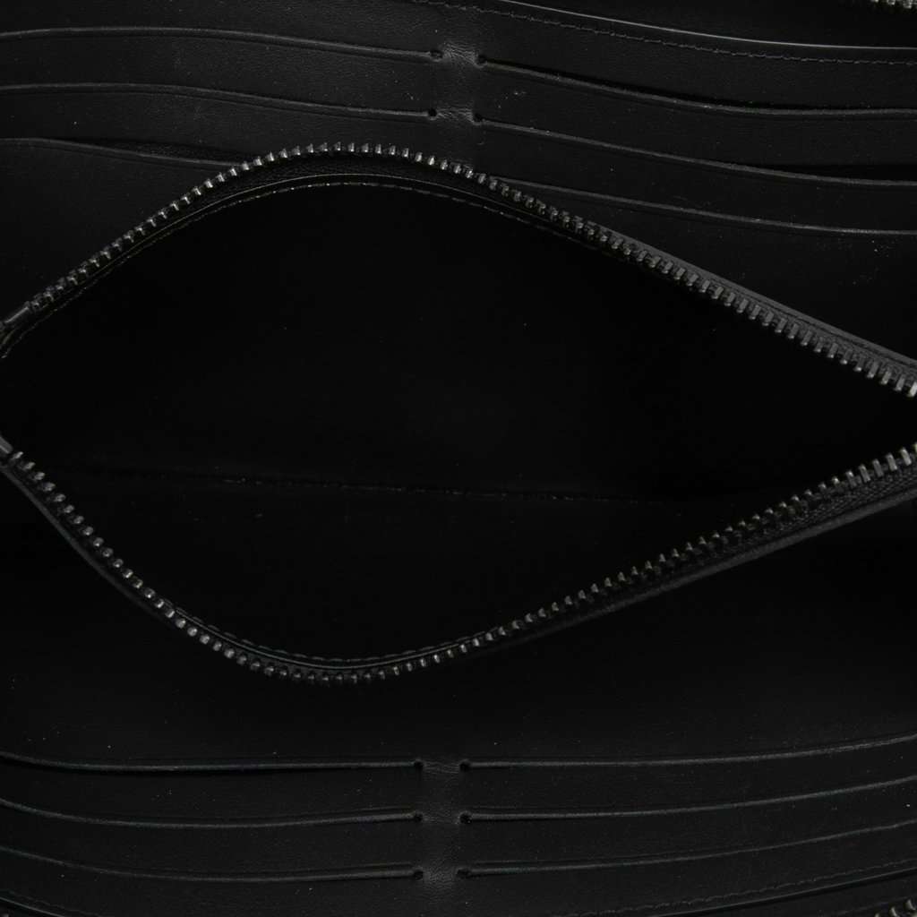Louis Vuitton Monogram Empreinte Zippy Long Wallet Black Leather Very good - Model View