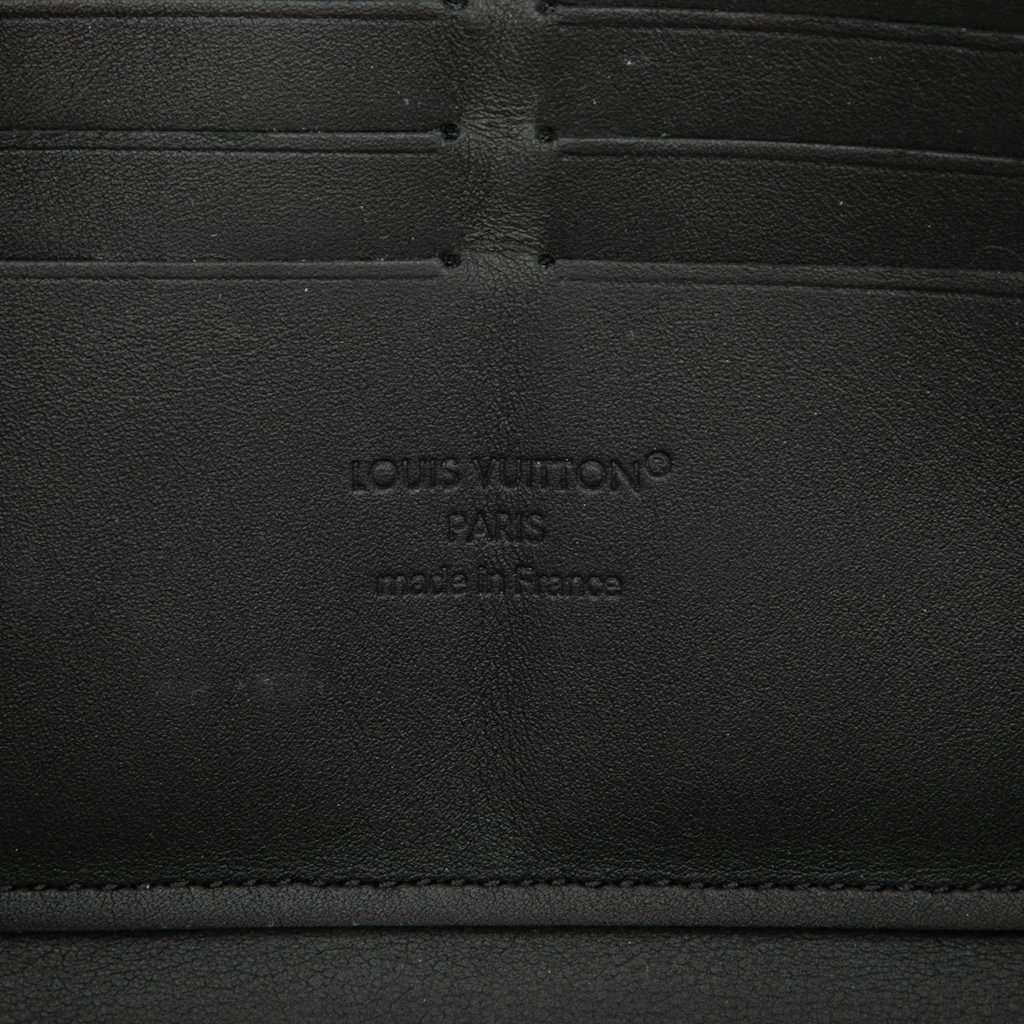 Louis Vuitton Monogram Empreinte Zippy Long Wallet Black Leather Very good - Box View