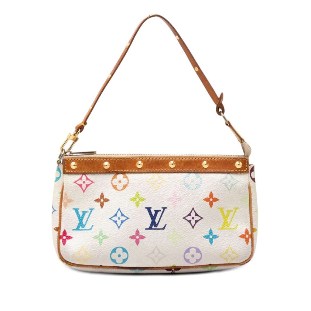 Louis Vuitton Monogram Multicolore Pochette Accessoires White Good condition - Front View