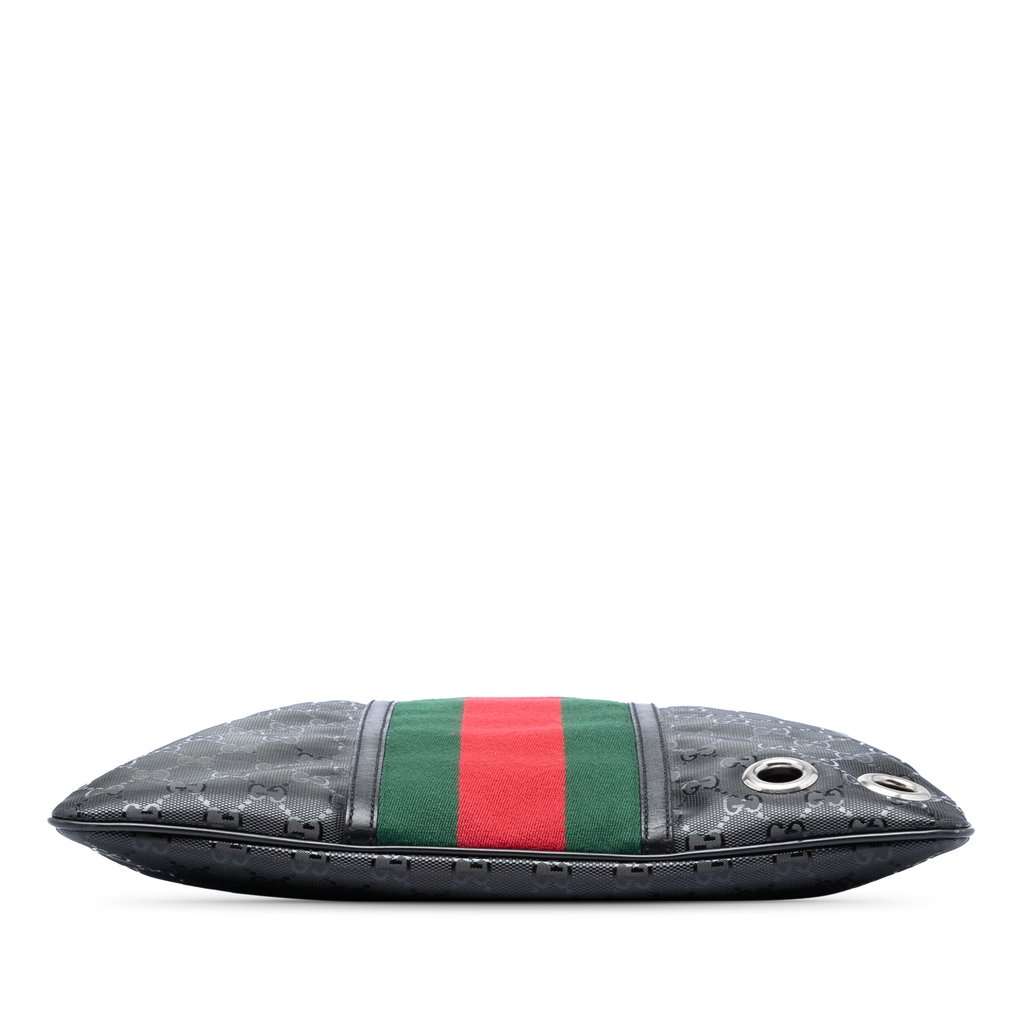 Gucci Fiat 500 Medium GG Imprime Web Messenger Bag Black Very good - Inside View