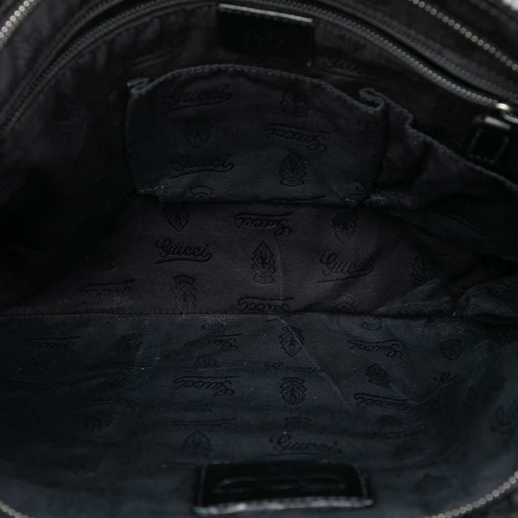 Gucci Fiat 500 Medium GG Imprime Web Messenger Bag Black Very good - Model View