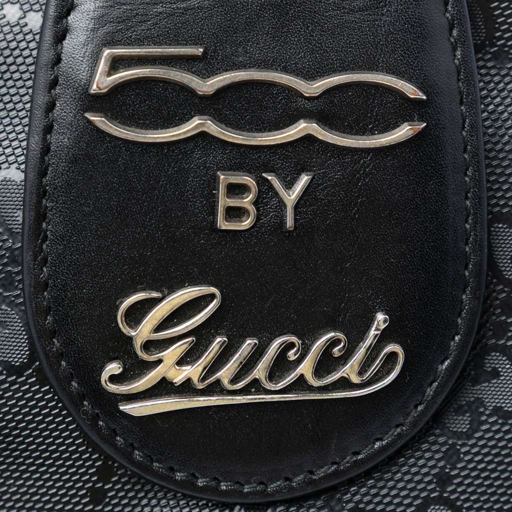 Gucci Fiat 500 Medium GG Imprime Web Messenger Bag Black Very good - Box View
