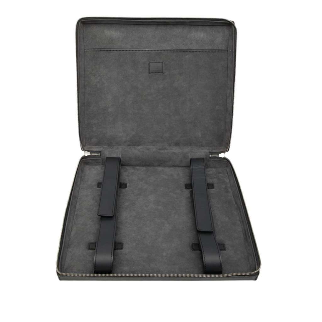 Louis Vuitton Damier Glace Luke Briefcase Black Leather Very good - Model View
