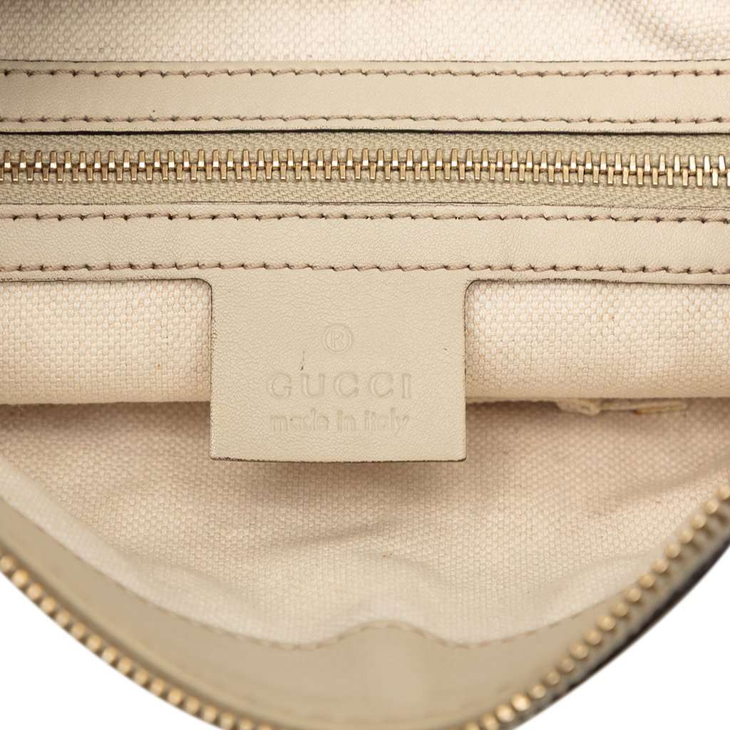 Gucci Guccissima Mayfair Crossbody Beige Leather Very good condition - Box View