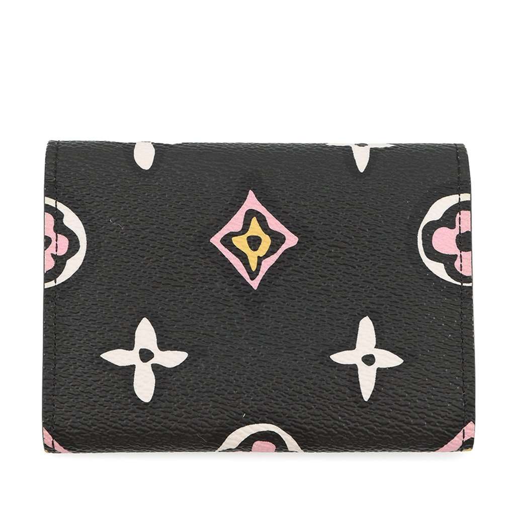 Louis Vuitton Monogram Giant Wild at Heart Rosalie Coin Purse Black Very good condition - Back View