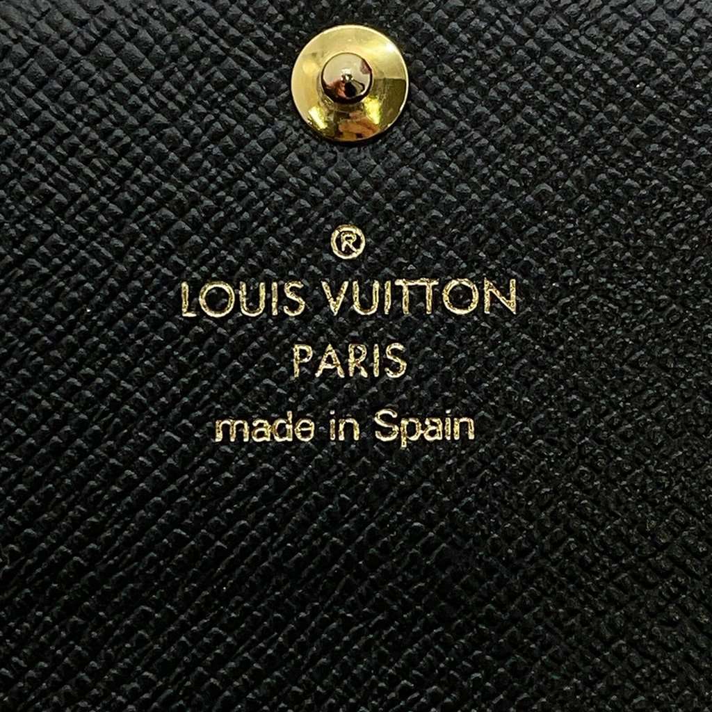 Louis Vuitton Monogram Giant Wild at Heart Rosalie Coin Purse Black Very good condition - Box View