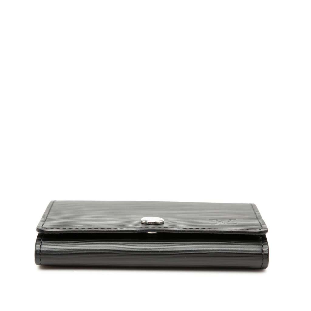 Louis Vuitton Epi Card Case Black Leather Very good condition - Inside View