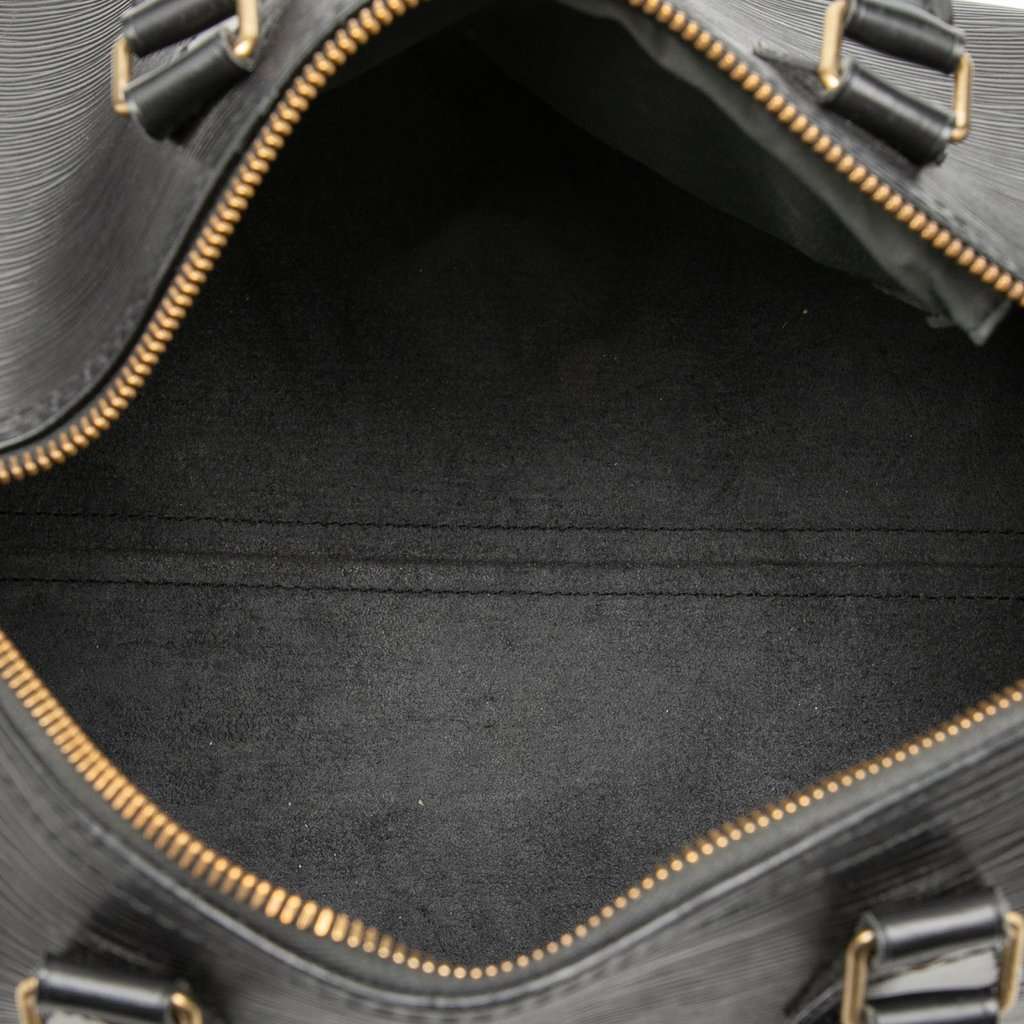 Louis Vuitton Epi Speedy 30 Black Leather Very good - Model View