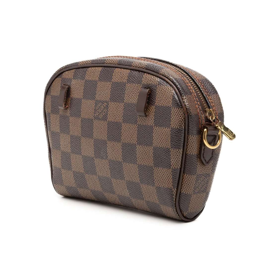 Louis Vuitton Damier Ebene Ipanema Pochette Brown Good condition - Back View