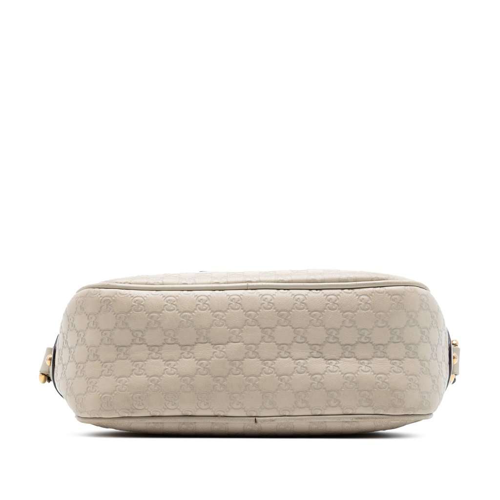 Gucci Microguccissima Sunshine Disco Camera Bag Silver Leather Very good condition - Inside View