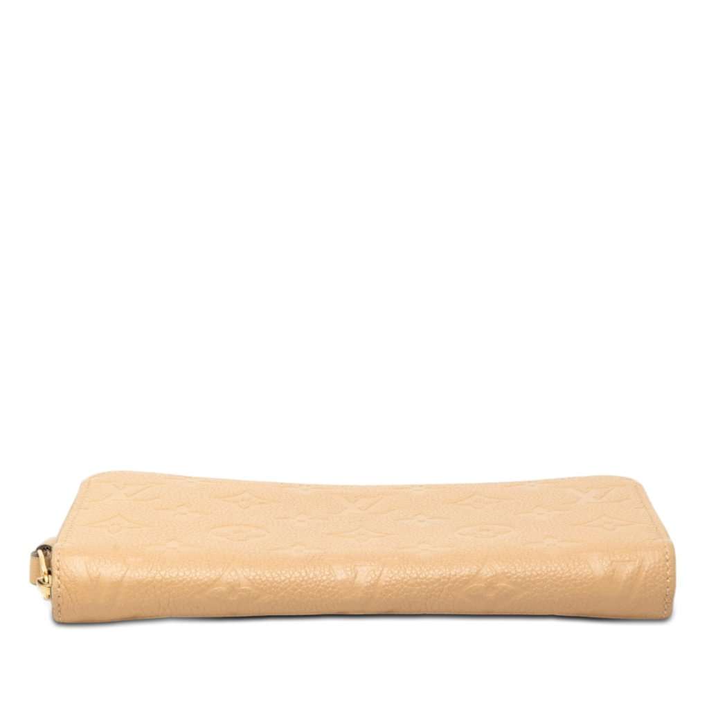 Louis Vuitton Monogram Empreinte Zippy Long Wallet Beige Leather Very good - Inside View