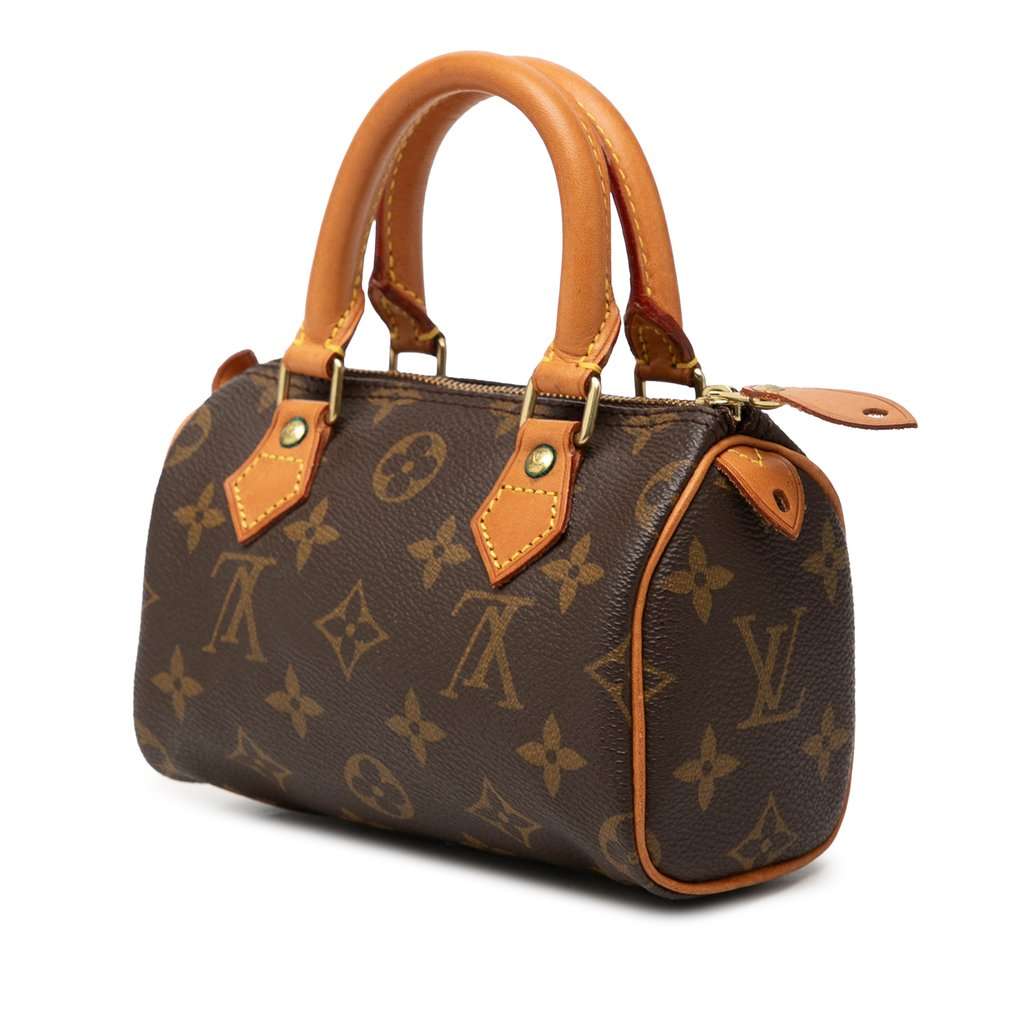 Louis Vuitton Monogram Mini Speedy HL Brown Very good - Back View