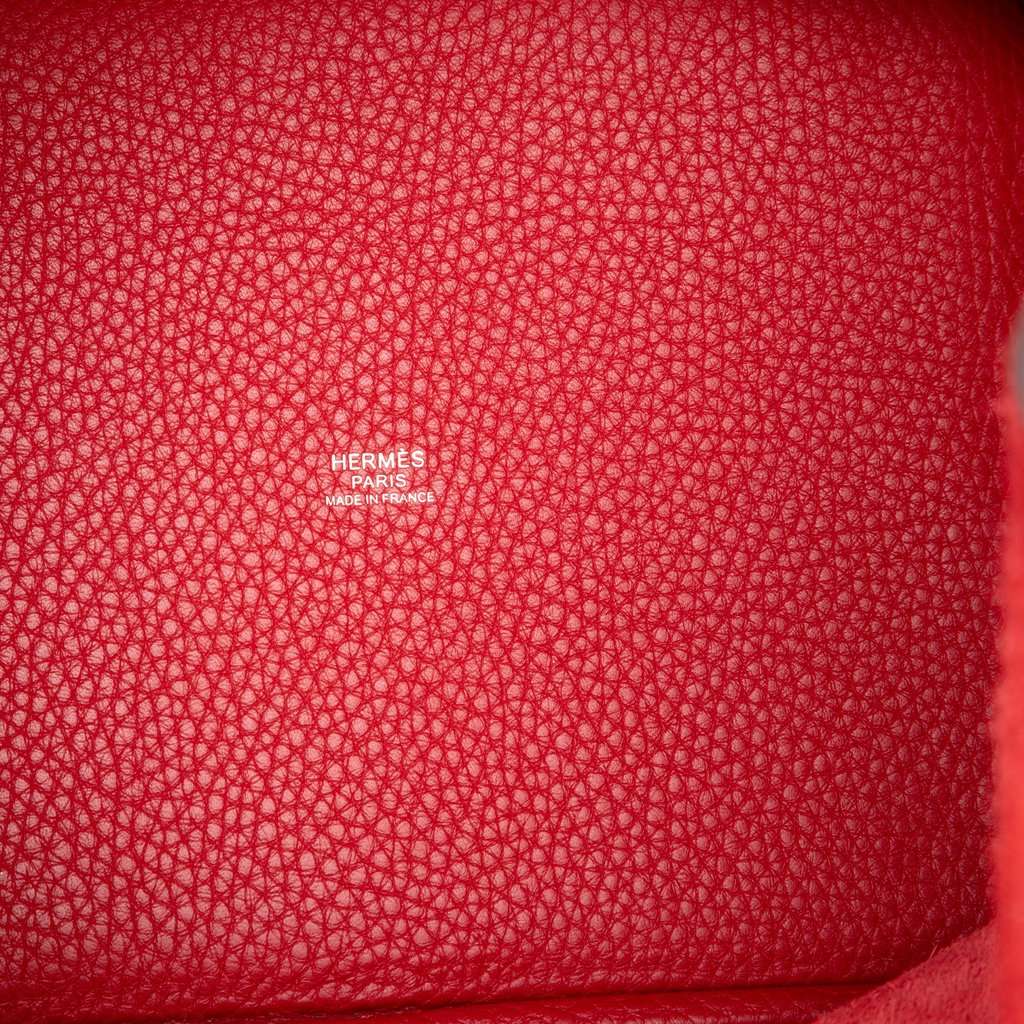 Hermès Clemence Picotin Lock 22 Red Leather Very good condition - Model View