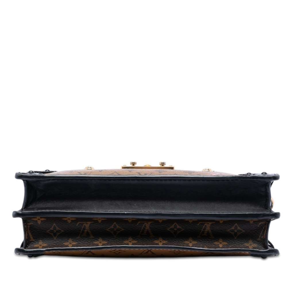 Louis Vuitton Monogram Reverse Trunk Clutch Brown Very good condition - Inside View