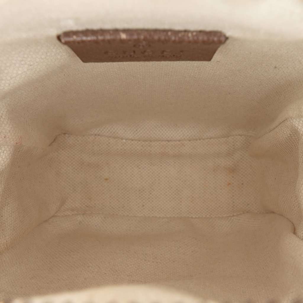 Gucci Mini GG Supreme Neo Vintage Satchel Beige Very good condition - Model View