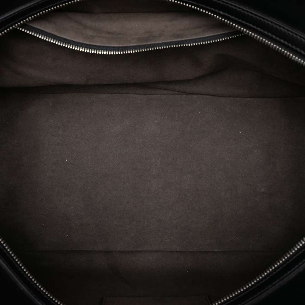 Gucci Guccissima Duffle Bag Black Leather Very good condition - Model View