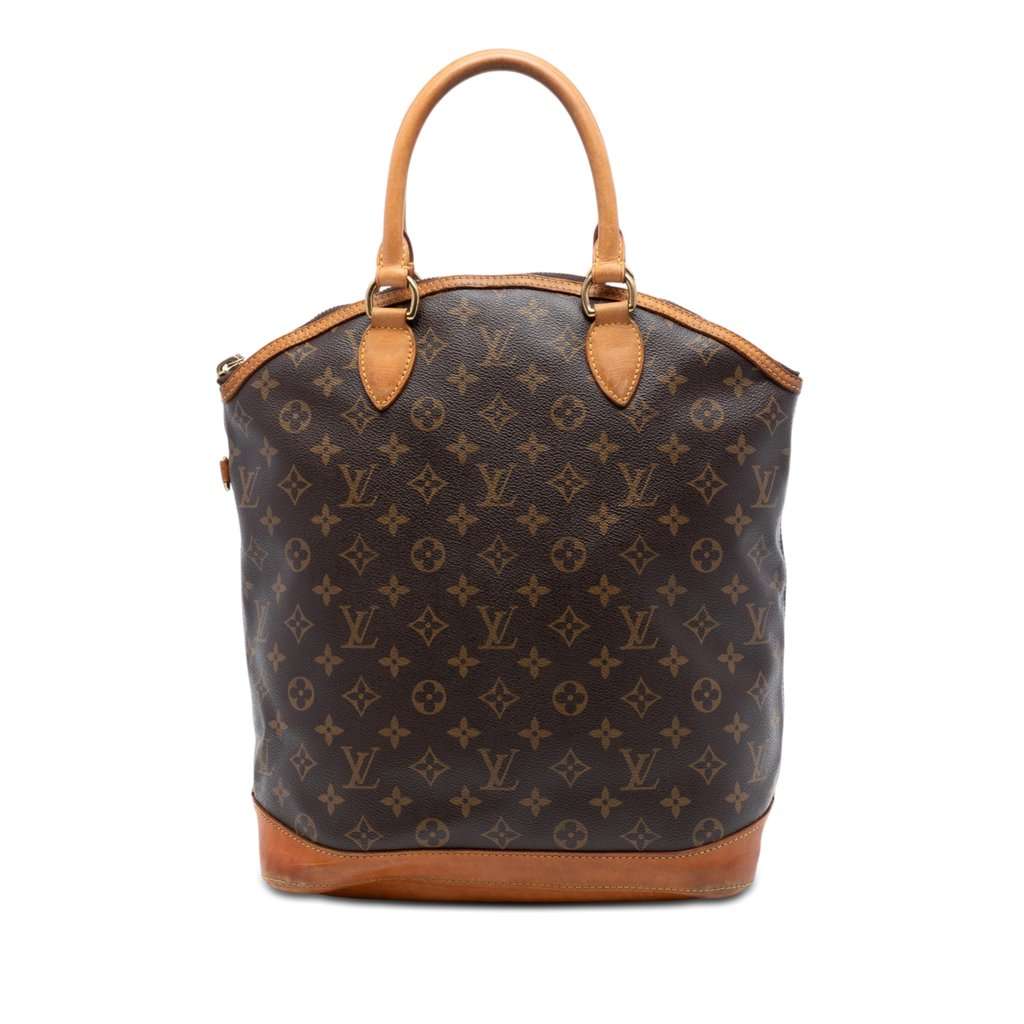 Louis Vuitton Monogram Lockit Vertical Brown Very good - Front View