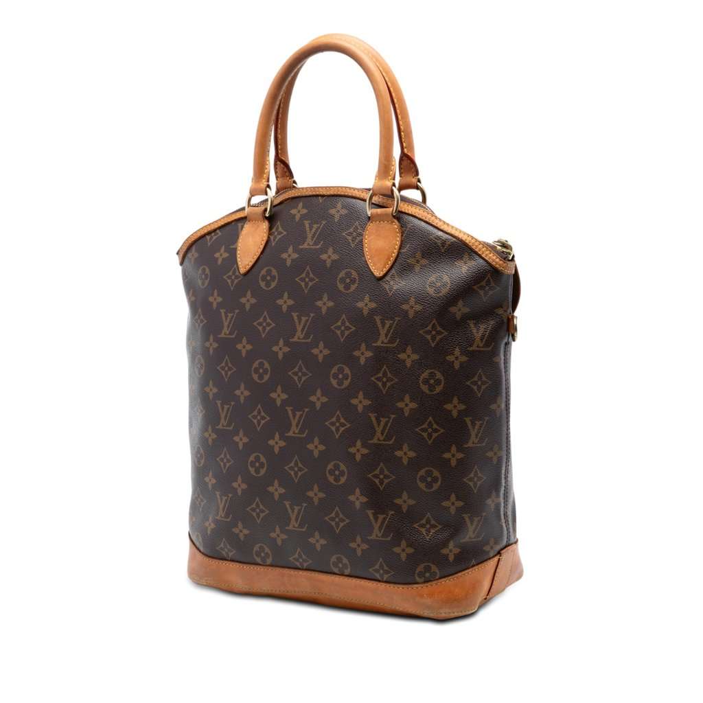 Louis Vuitton Monogram Lockit Vertical Brown Very good - Back View