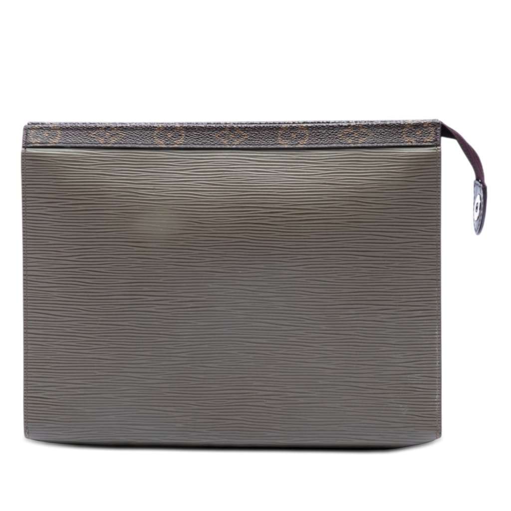 Louis Vuitton Epi Pochette Voyage MM Brown Leather Very good condition - Front View