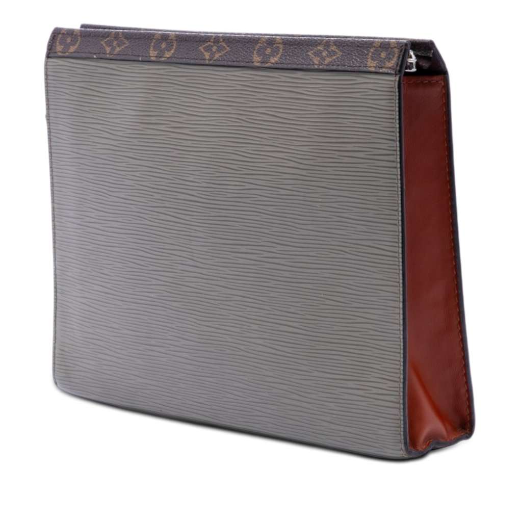 Louis Vuitton Epi Pochette Voyage MM Brown Leather Very good condition - Back View