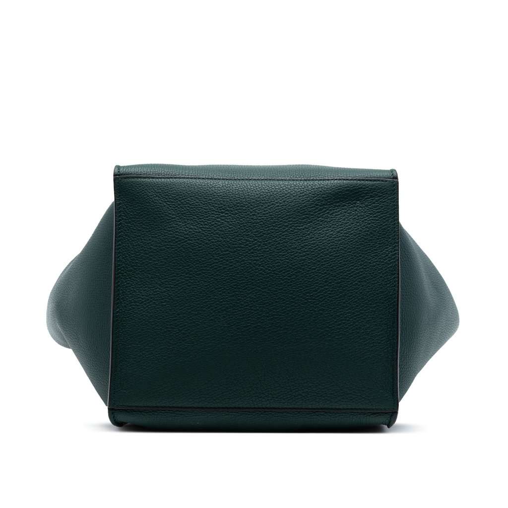 Celine Small Grained Calfskin Big Bag Green Leather Very good condition - Inside View